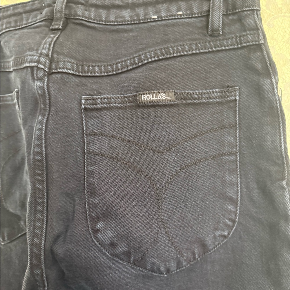 ROLLA'S Women's black east coast Flare Jeans sz 29 worn once like new - Picture 7 of 10